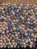 Z03-Mixed Color Plated AB Glass Beads