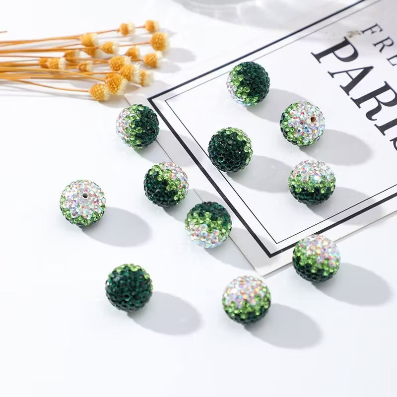D04-Round Shape Rhinestone Charms