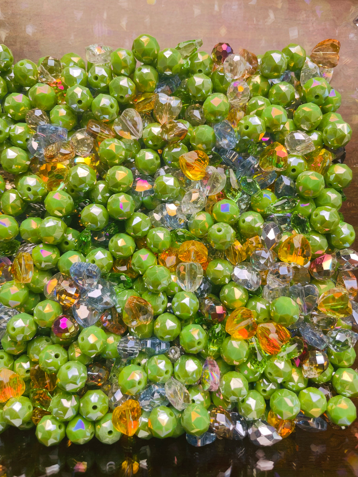 B02-Mixed Shaped Glass Beads