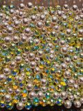 Z02-Mixed Color Plated AB Glass Beads