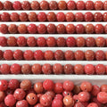 H22-Persimmon Spacer Beads