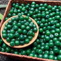 A13-Dark Green Bodhi Beads【11mm】