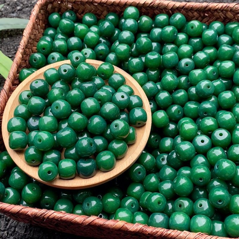 A13-Dark Green Bodhi Beads【11mm】