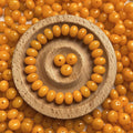 A26-Orange Abacus Bodhi Beads【8mm】