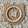 A31-Ivory White Bodhi Beads
