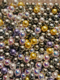 Z05-Mixed Color Plated AB Glass Beads