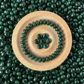 A23-Dark Green  Abacus Bodhi Beads【8mm】
