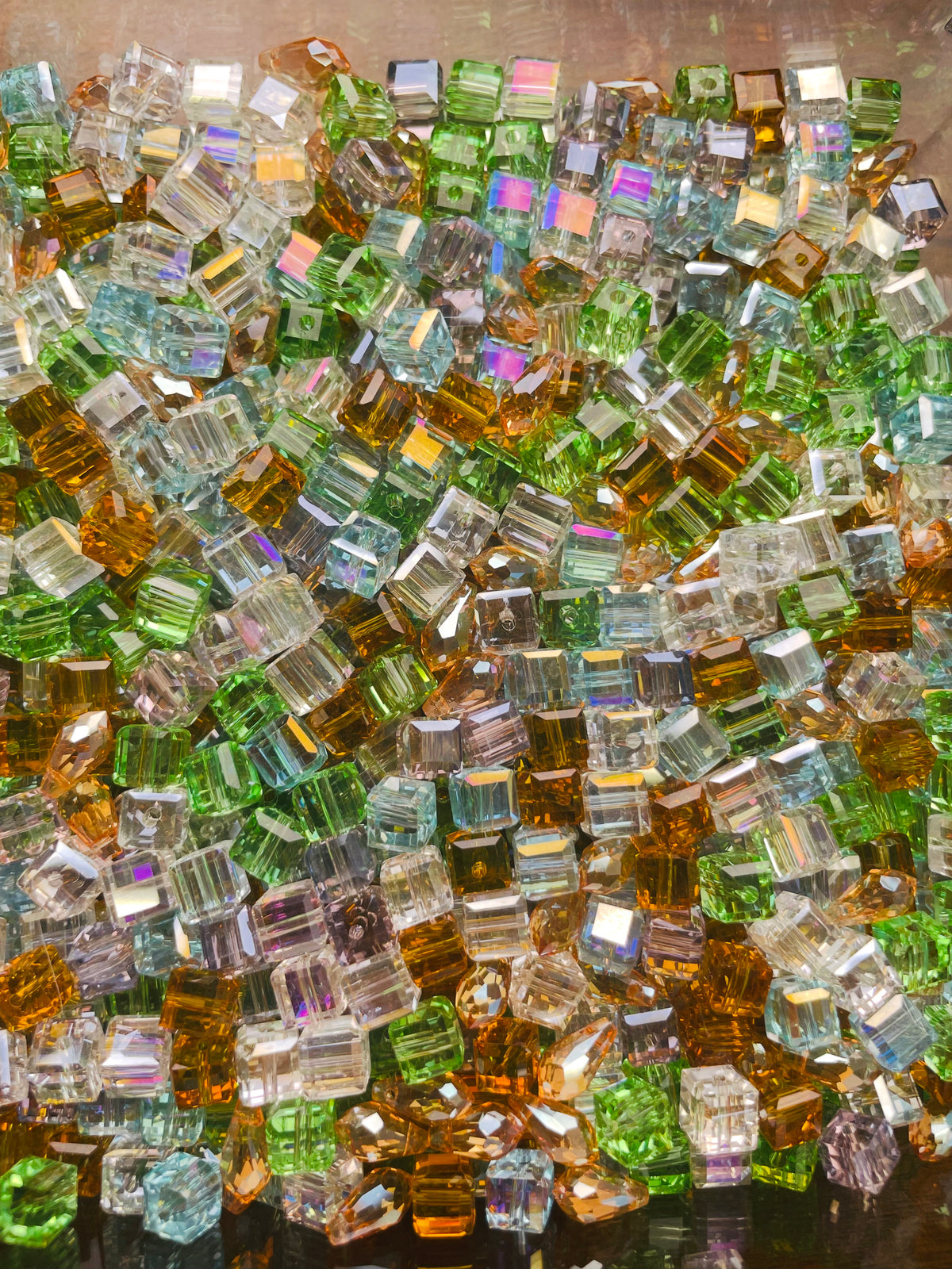 B13-Mixed Shaped Glass Beads